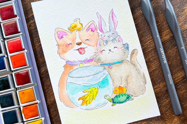 Simple Relaxation: The Art of Watercolour Painting