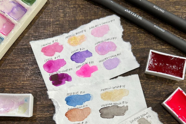 Creating Watercolour Paint Swatches: A Beginner’s Guide