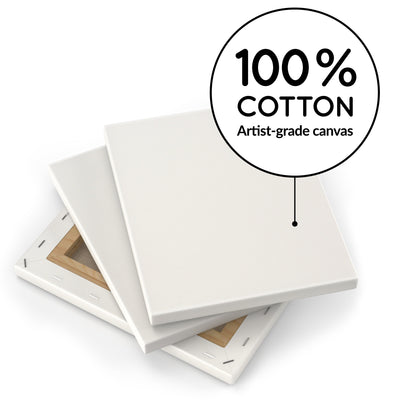 12" x 12" Stretched Canvas - 8 Pack