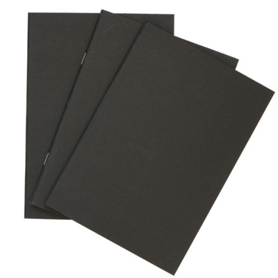 A5 Softcover Sketchbook Black - 3 Pack*