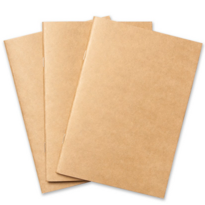 A5  Softcover Sketchbook Kraft - 3 Pack*