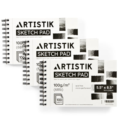 Sketch Pad 5.5" x 8" - 3 Pack*