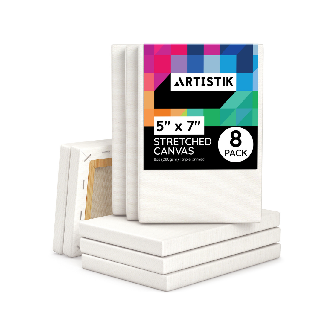 5" x 7" Stretched Canvas - 8 Pack*