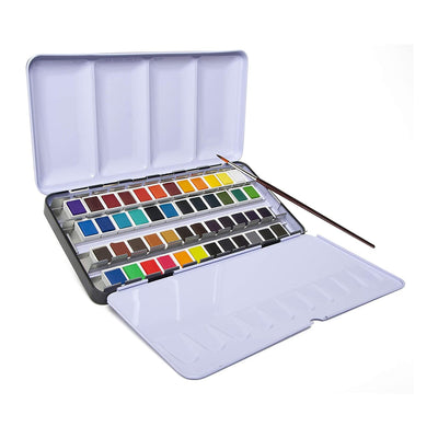 48 Watercolor Half Pan Paint Set*