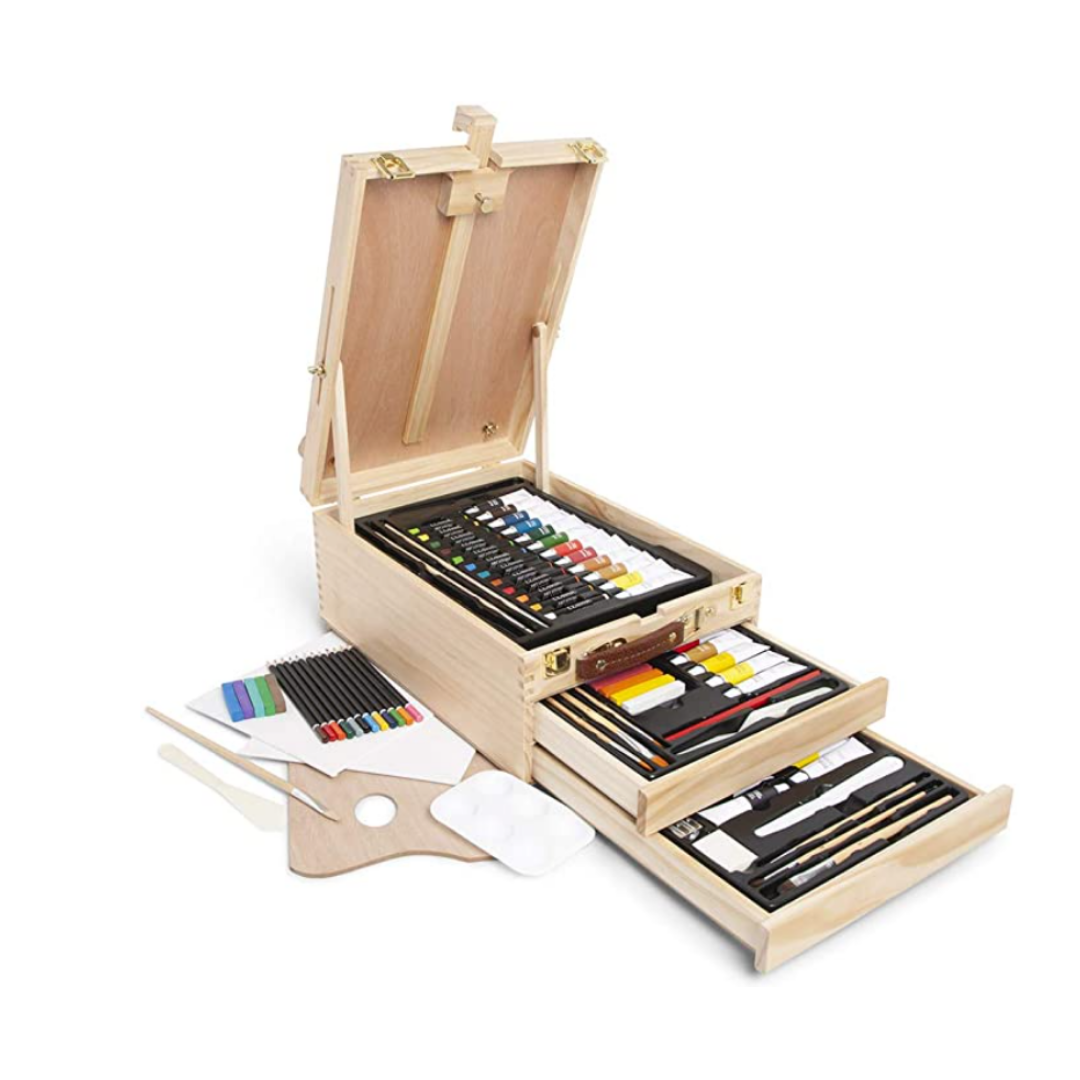 Complete Mixed Media Box Easel Set - 108 Pieces*