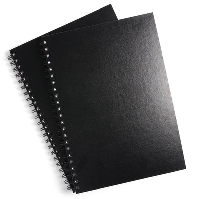 A4 Spiral-Bound Hardcover Sketchbook - 2 Pack*