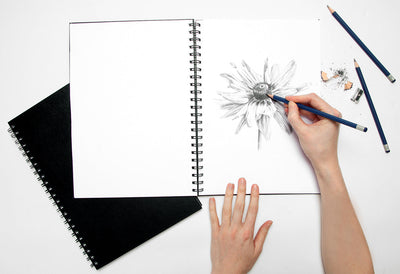 A4 Spiral-Bound Hardcover Sketchbook - 2 Pack*