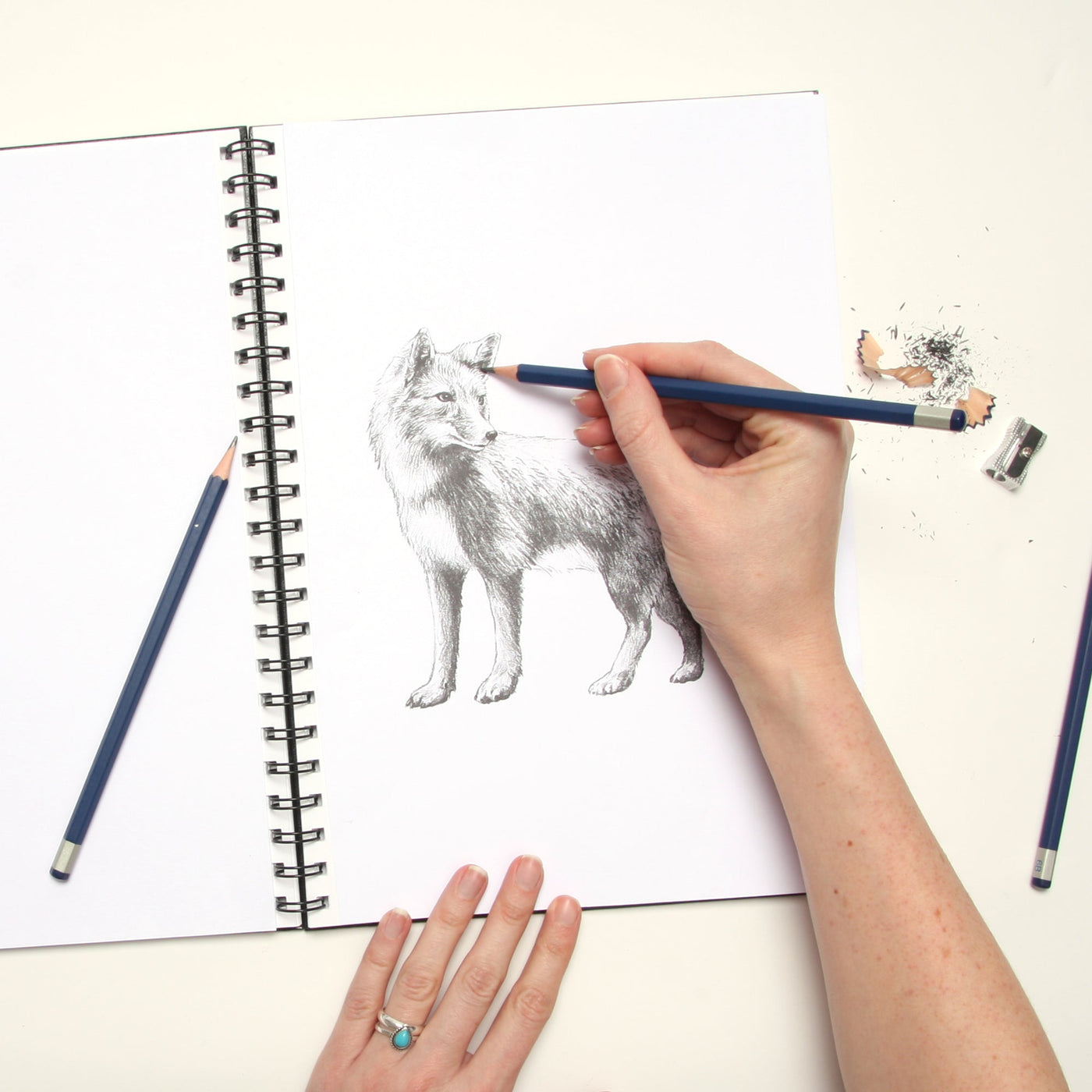 A4 Spiral-Bound Hardcover Sketchbook - 2 Pack*