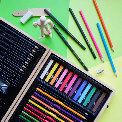 Wooden Sketching Art Set - 54pcs*