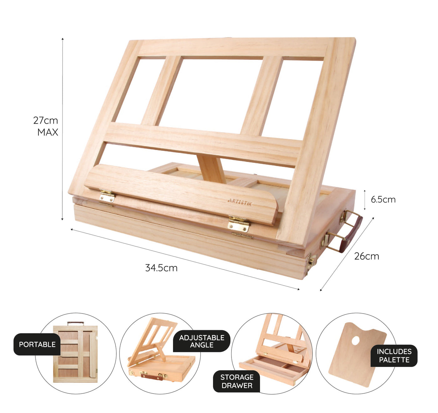 Desk Easel with drawer*