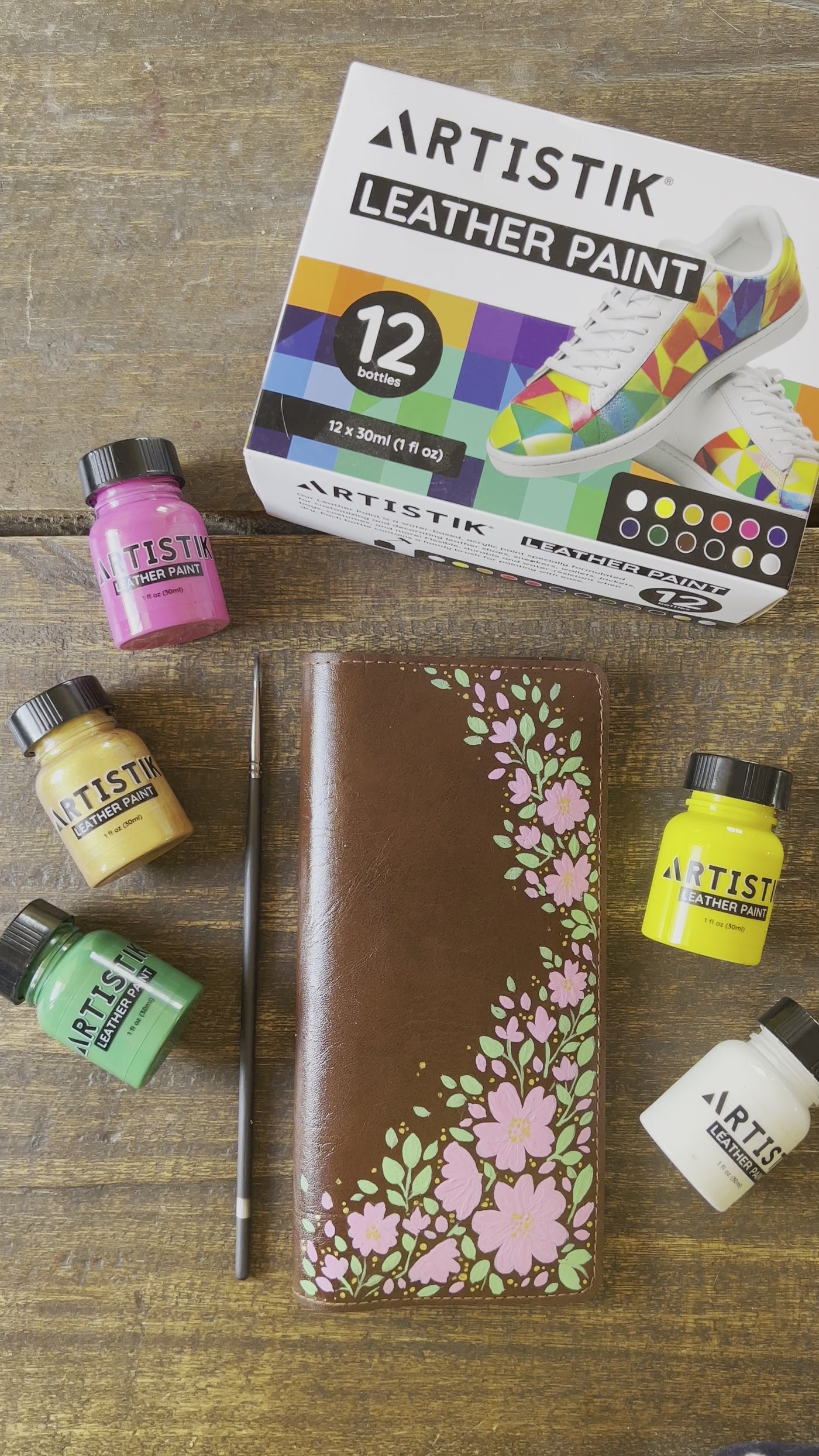 Leather Paint Set Bundle