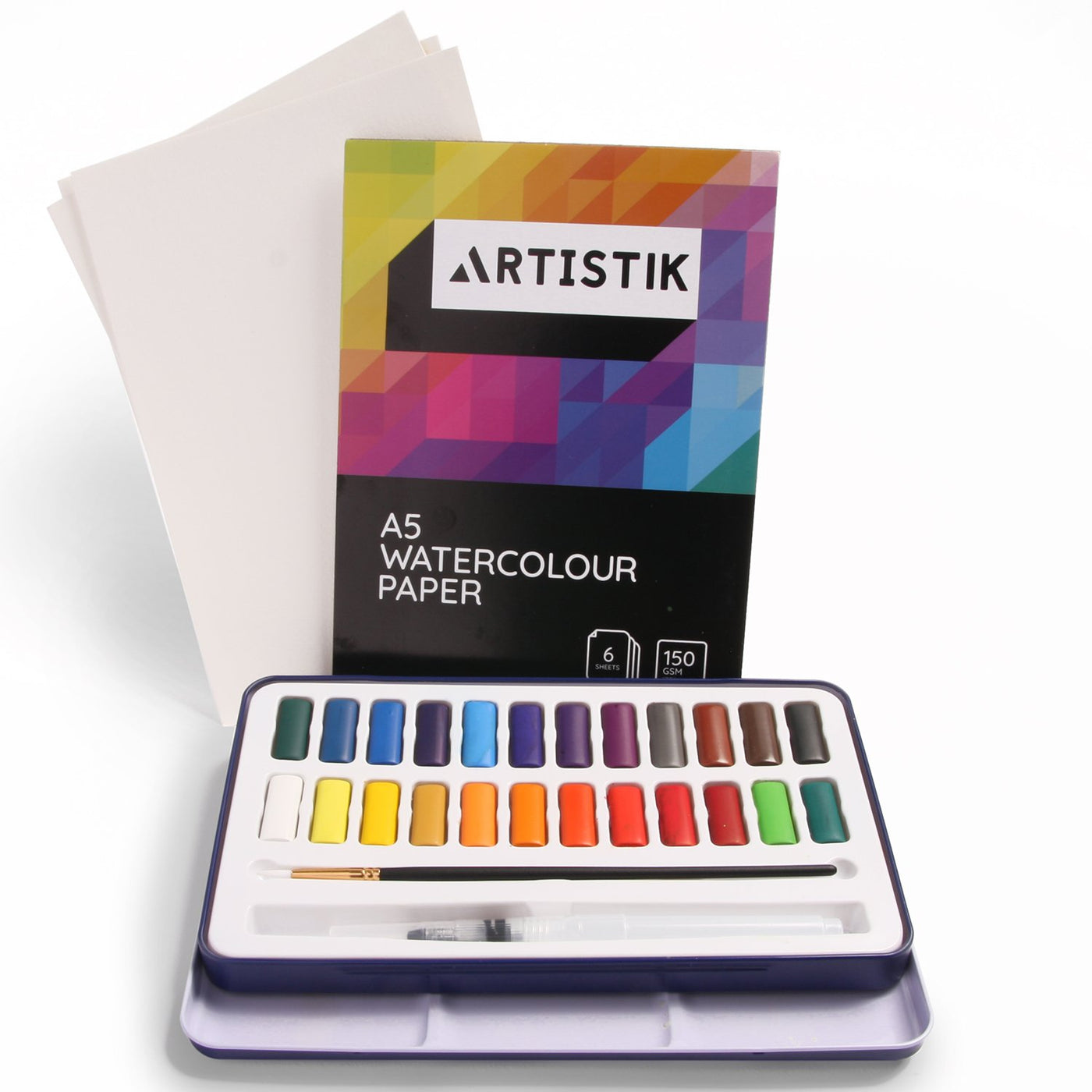 Watercolor Travel Tin Set
