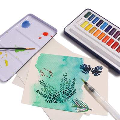 Watercolor Travel Tin Set
