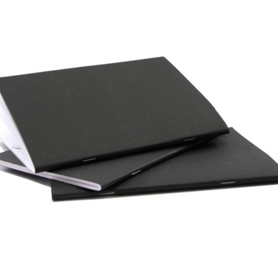 A5 Softcover Sketchbook Black - 3 Pack