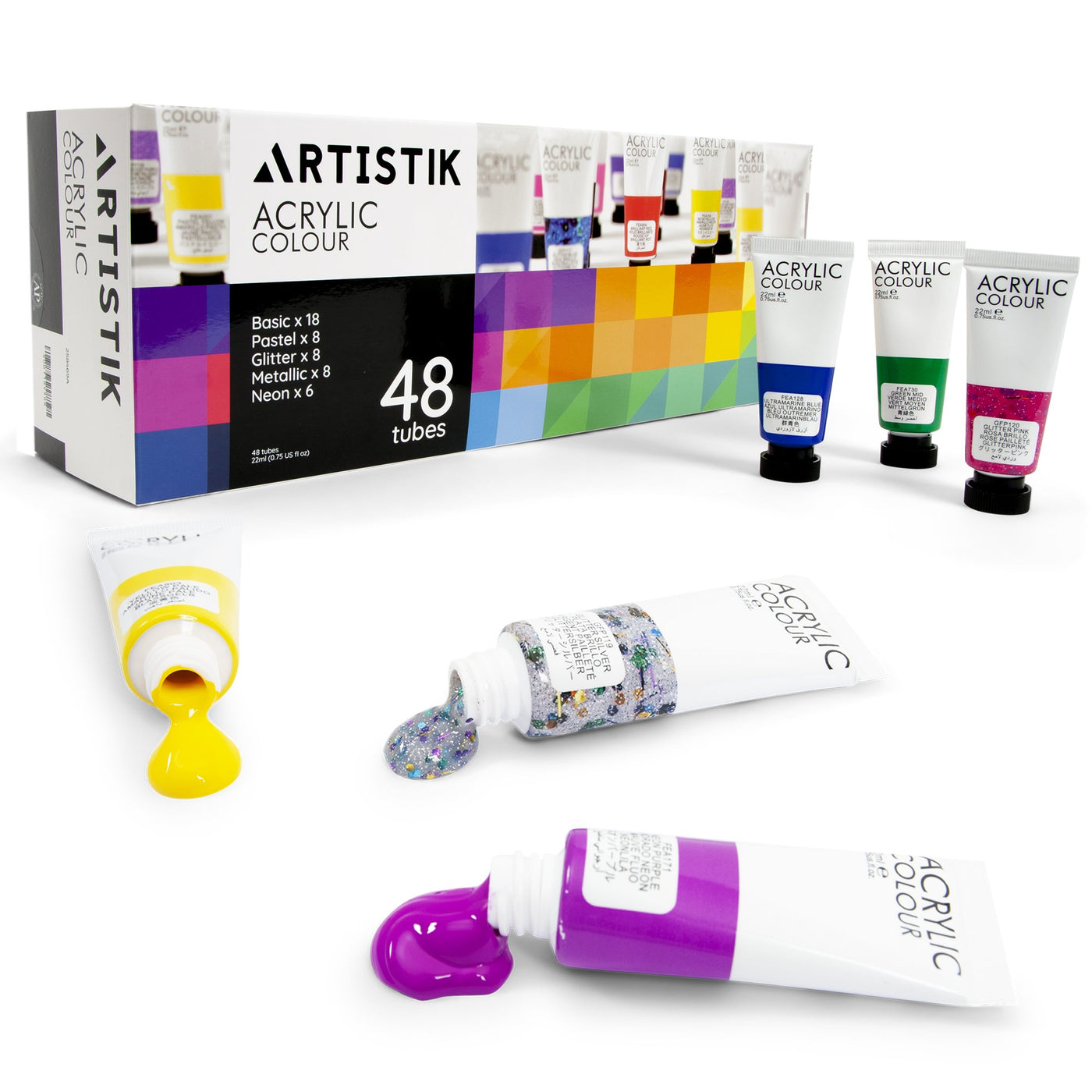 48 Acrylic Tube Set (22ml)*