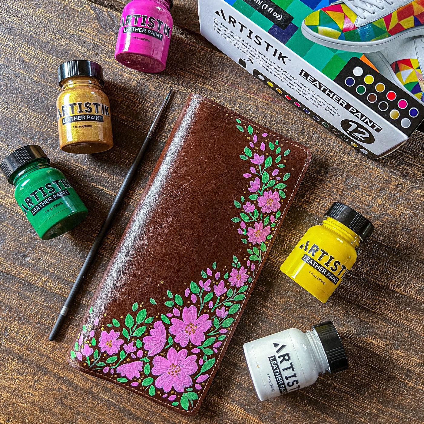 Leather Paint Set Bundle