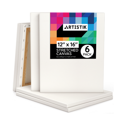 ArtCart™ 6 X 6, 6 X 8, 8 X 10 INCH Cotton Canvas Boards for