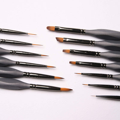 Paint Brush Kit for Miniatures -13 pcs