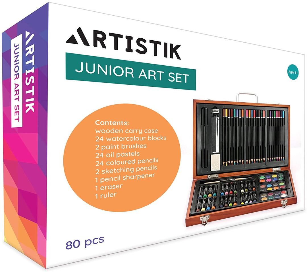 Mixed Media Junior Art Set - 79 Pieces – Artistik Art Materials