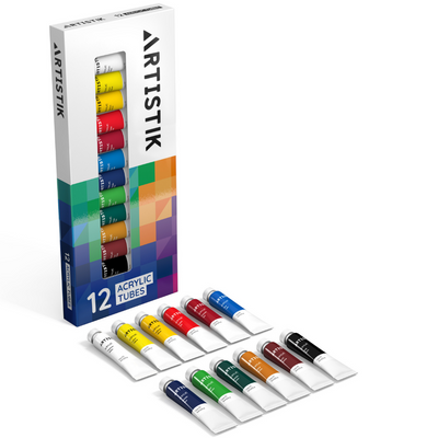 12 x 12ml Artists' Acrylic Tubes*