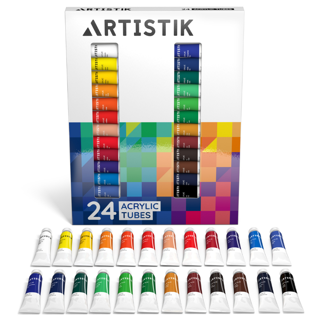 24 x 12ml Artists' Acrylic Tubes*