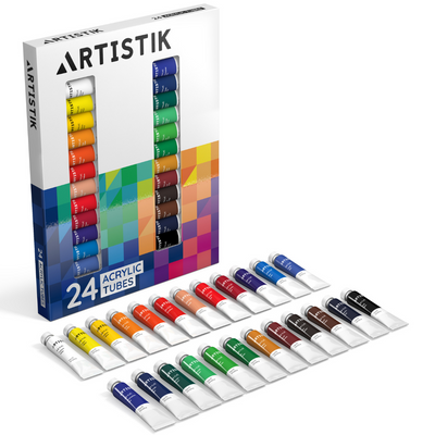 24 x 12ml Artists' Acrylic Tubes*
