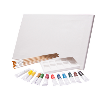 Mixed Media Easel Set - 34 Pieces
