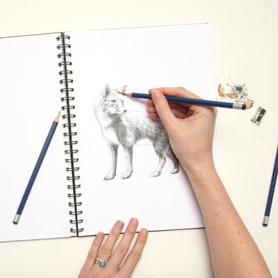 A4 Spiral-Bound Hardcover Sketchbook - 2 Pack